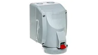 Gniazdka elektryczne - Legrand Gniazdo stałe 5P 32A 400V czerwone IP67 P17 TEMPRA PRO 555459 555459 - miniaturka - grafika 1