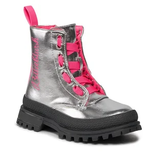 Trzewiki Billieblush U19368 Srebrny - Buty dla dziewczynek - miniaturka - grafika 1