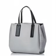 Torebki damskie - MONNARI KLASYCZNA TOREBKA DAMSKA Pepitka Na Ramię - miniaturka - grafika 1