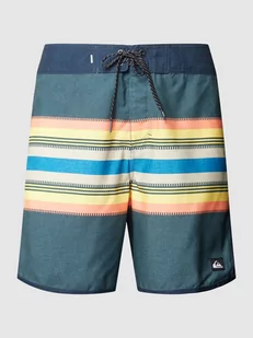 Spodenki kąpielowe ze wzorem w paski model ‘EVERYDAY SCALLOP’ - Kąpielówki męskie - miniaturka - grafika 1