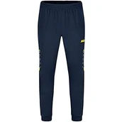 Spodnie rowerowe - JAKO Damskie spodnie z poliestru Challenge Challenge morski/żółty neonowy 42 - miniaturka - grafika 1