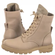 Botki damskie - Botki Beżowe 21134_ (NE411-a) Nessi - miniaturka - grafika 1