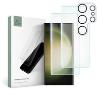 Szkła hartowane na telefon - Szkło Hartowane Braders Zestaw do Samsung Galaxy S23 Ultra Clear - miniaturka - grafika 1