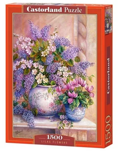 Castorland  Puzzle 1500 Lilac Flowers: C-151653 - Puzzle - miniaturka - grafika 1