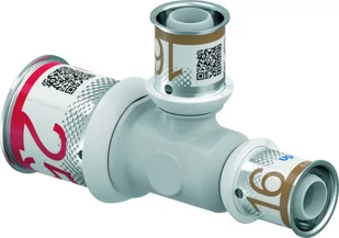 Uponor Uponor press composite tee reducer ppsu 25-16-16 1039953 - Akcesoria do armatury i ceramiki - miniaturka - grafika 1
