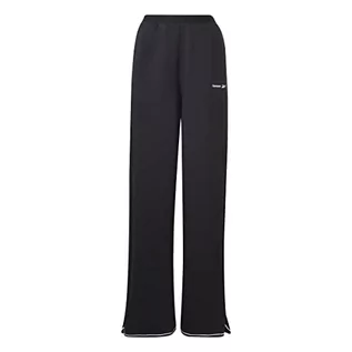 Spodnie damskie - Reebok Damskie spodnie dresowe z polaru Id Energy, Czarny, L - grafika 1