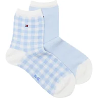 Skarpetki damskie - Tommy Hilfiger Skarpety 2-pack BIRDSEYE GINGHAM - miniaturka - grafika 1