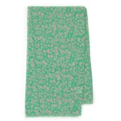 Apaszki i szaliki męskie - Wzorzysty damski szal zielono - beżowy - miniaturka - grafika 1