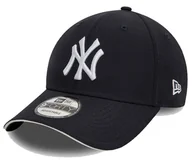 Czapki damskie - Czapka NEW ERA z daszkiem NY Yankees Microfibre 9FORTY granatowa - miniaturka - grafika 1