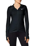 Bluzy damskie - Nike damska bluza z kapturem W Nk Elmnt czarny Black/Reflective Silver X-L - miniaturka - grafika 1