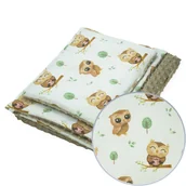 Koce i narzuty dla dzieci - KOCYK PRZEDSZKOLAKA DO PRZEDSZKOLA MINKY 100x135 + PODUSZKA Kerstin - miniaturka - grafika 1