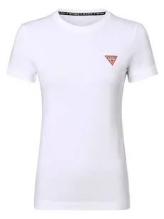 GUESS - T-shirt damski, biały - Koszulki i topy damskie - miniaturka - grafika 1