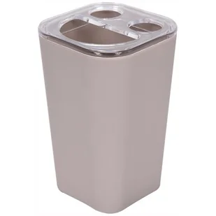FALA Kubek na szczoteczki Cuboid Beżowy - Akcesoria do armatury i ceramiki - miniaturka - grafika 1