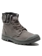 Buty trekkingowe męskie - Palladium Trapery Baggy 02353-029-M Szary - miniaturka - grafika 1
