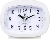 Zegary - Perfect Budzik Perfect BB09007 biały 9,2 cm podświetlenie drzemka . - miniaturka - grafika 1
