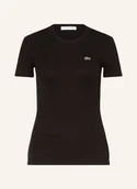 Koszulki i topy damskie - Lacoste T-Shirt schwarz - LACOSTE - miniaturka - grafika 1