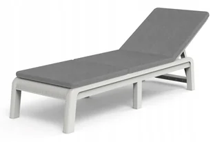 Keter Saulosanas kresls Mallorca ar spilvenu balts 8711245160344 - Leżaki ogrodowe - miniaturka - grafika 1