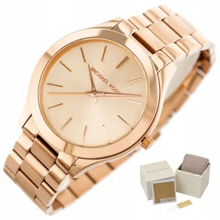 Zegarek Michael Kors Slim Runway MK3197 - Zegarki damskie - miniaturka - grafika 5