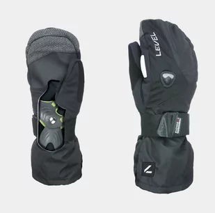 Rękawice z ochraniaczem Level Fly Mitt (black) 2024 - Pozostała odzież narciarska - miniaturka - grafika 1