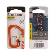 Sprzęt wspinaczkowy - Nite Ize - Karabinek SlideLock® Carabiner Aluminum #3 - Pomarańczowy - CSLA3-19-R6 - miniaturka - grafika 1