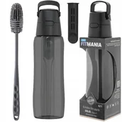 Butelki filtrujące - Butelka filtrująca Dafi Solid 0,7 czarna + szczoteczka do czyszczenia - miniaturka - grafika 1