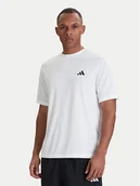 Koszulki sportowe męskie - adidas Koszulka techniczna Workout Essentials Base KD5453 Biały Regular Fit - miniaturka - grafika 1