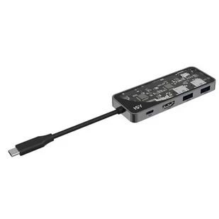 Adapter wieloportowy ISY IAD-1028-2 USB-C 4-in-1 2x USB 3.1 typu A, 1x USB 3.1 typu C, 1x HDMI 2.0 - Stacje dokujące i replikatory portów - miniaturka - grafika 1
