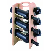 Półki do kuchni - PÓŁKA STOJAK NA WINO 6 BUTELEK BANQUET BRILLANTE - miniaturka - grafika 1