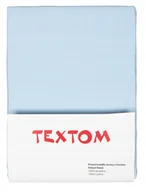 Prześcieradła - Prześcieradło JERSEY 90x200 BAWEŁNA na WYSOKI MATERAC PREMIUM NIEBIESKIE - miniaturka - grafika 1