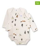 Body dla niemowląt - Sanetta Body (2 szt.) w kolorze kremowym - miniaturka - grafika 1