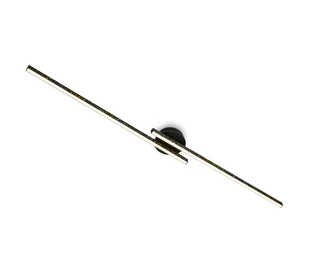 Briloner 3717-025 - LED Żyrandol natynkowy REY 2xLED/12W/230V czarny - Lampy sufitowe - miniaturka - grafika 1