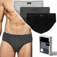 Majtki męskie - ﻿Klasyczne slipy ATLANTIC 100% bawełna 3BMP-006 L - miniaturka - grafika 1