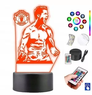 Lampka na biurko Cristiano Ronaldo 16 LED PLEXIDO - Lampy pozostałe - miniaturka - grafika 1