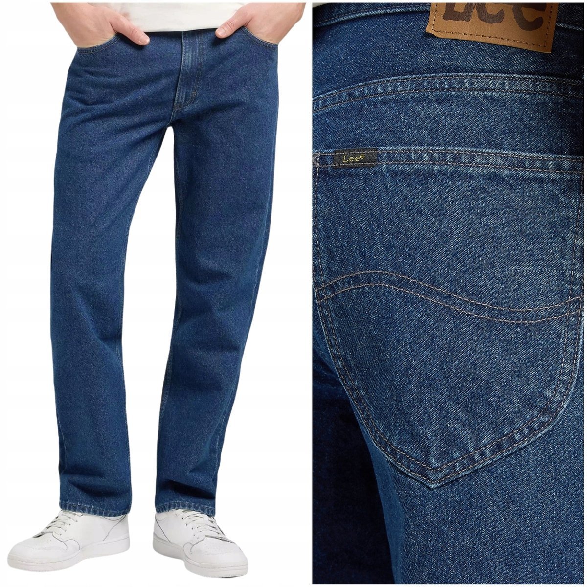 Lee Haden Reach luźne proste spodnie jeansowe bez streczu W30 L32
