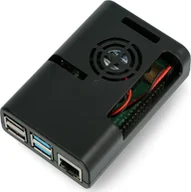 Akcesoria do komputerów jednopłytkowych - JustPi Obudowa z wentylatorem Raspberry Pi 4B DNG-16791 - miniaturka - grafika 1