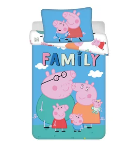 Komplet Pościeli Świnka Peppa PEP215 100 x 135 cm - Pościel dla dzieci - miniaturka - grafika 1