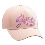 Czapki damskie - Damska Czapka z daszkiem GUESS CLAUDIE CAP W4YZ00WEGD0-G6I1 – Różowy - miniaturka - grafika 1
