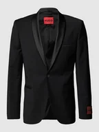Marynarki męskie - Marynarka na jeden guzik o kroju slim fit z wyhaftowanym logo - miniaturka - grafika 1