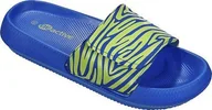 Klapki i japonki damskie - Beco Slippers for women V-Strap BECO ZEBRA VIBES 6 40 blue - miniaturka - grafika 1
