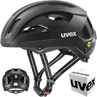 Kask rowerowy Uvex City Stride Mips 53-56 cm black matt - Kaski rowerowe - miniaturka - grafika 1