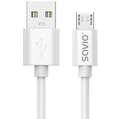 Kable USB - KABEL USB-A – MICRO USB, 3 M, BIAŁY, CL-167 - miniaturka - grafika 1