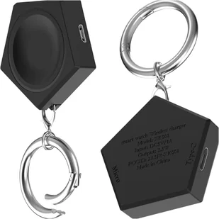 Ładowarka brelok do Samsung Galaxy Watch indukcyjna magnetyczna 2.5W z brelokiem breloczek zawieszka Czarna - Pozostałe akcesoria do telefonów - miniaturka - grafika 20