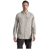 Koszulki sportowe męskie - Koszula męska Craghoppers NosiLife Adventure Long Sleeved Shirt III Rozmiar: M / Kolor: beżowy - miniaturka - grafika 1
