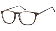 Okulary korekcyjne, oprawki, szkła - Okulary oprawki korekcyjne Nerdy zerówki Sunoptic CP144B szylkret-panterka - miniaturka - grafika 1