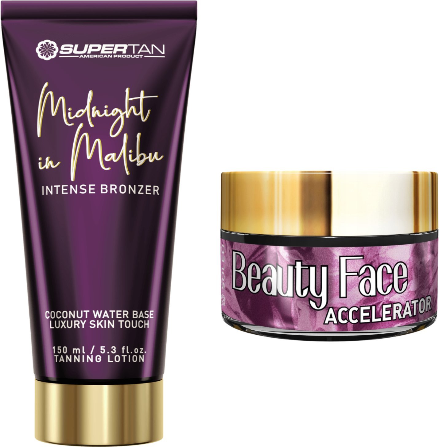Supertan Midnight in Malibu Mocny Bronzer + Słoiczek Beauty Face