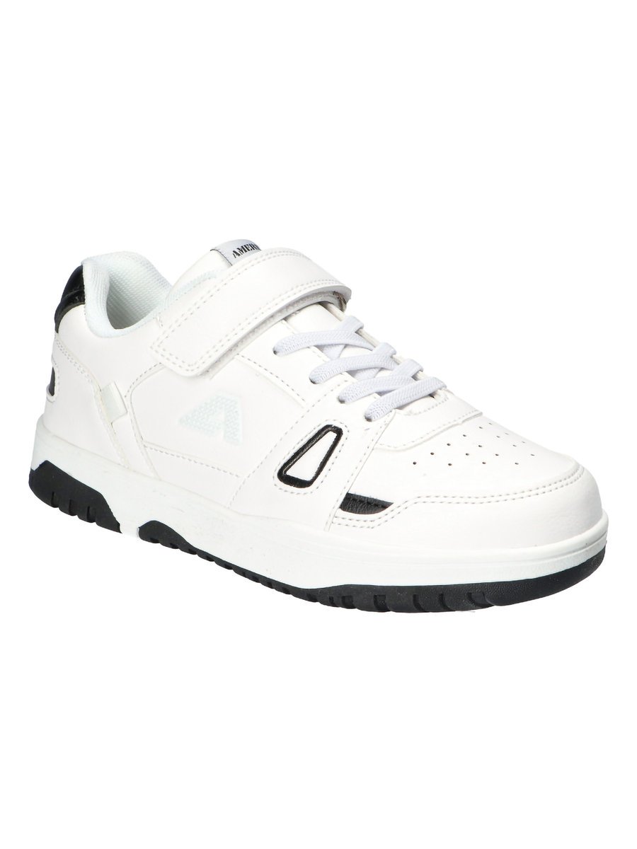 Chłopięce sneakersy na rzep białe American Club r.34