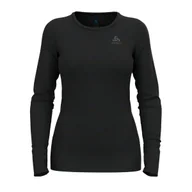 Koszulki i topy damskie - Koszulka damska Odlo BL TOP crew neck l/s MERINO 200 - miniaturka - grafika 1