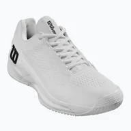 Buty sportowe męskie - Buty do tenisa męskie Wilson Rush Pro 4.0 white/white/black - miniaturka - grafika 1