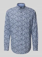 Koszule męskie - Koszula casualowa o kroju regular fit z kołnierzykiem typu under button down - miniaturka - grafika 1