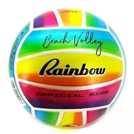 Piłki dla dzieci - Piłka do siatkówki w kolorach tęczy - 21 cm - miniaturka - grafika 1